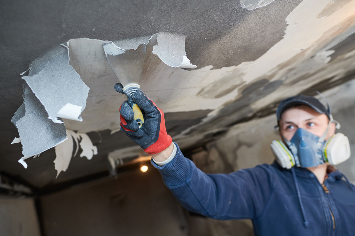 Fire damage restoration